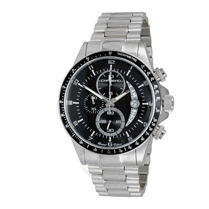 Torino Carrero, Winner Circle Chronograph Quartz Black Dial Men's Watch