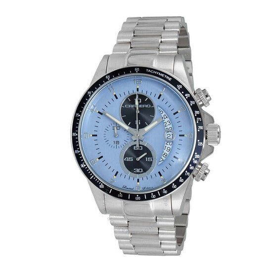 Torino Carrero, Winner Circle Chronograph Quartz Blue Dial Men's Watch