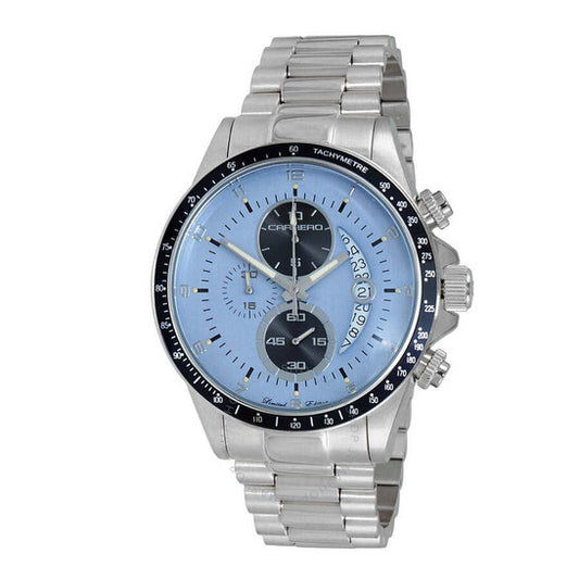 Torino Carrero, Winner Circle Chronograph Quartz Blue Dial Men's Watch