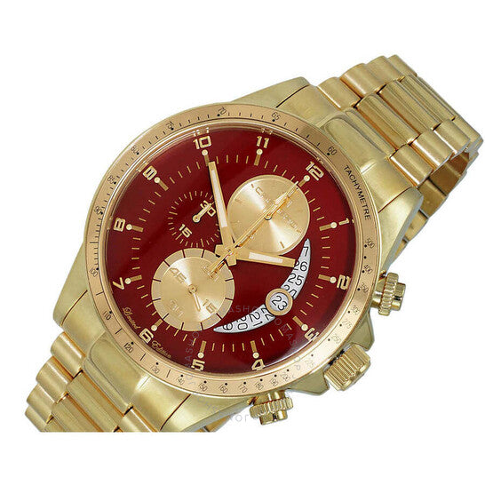 Torino Carrero, Winner Circle Chronograph Quartz Red Dial Men's Watch