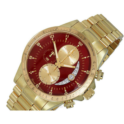 Torino Carrero, Winner Circle Chronograph Quartz Red Dial Men's Watch