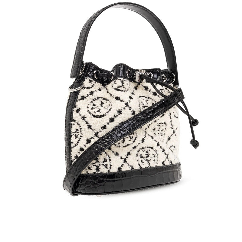 Boucle Monogram Drawstring Bucket Bag