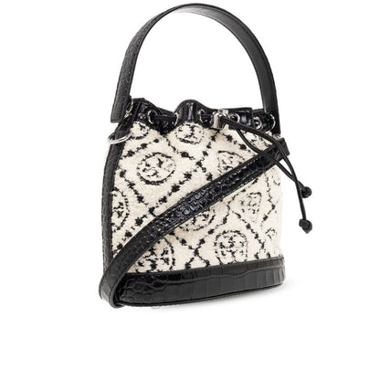Boucle Monogram Drawstring Bucket Bag