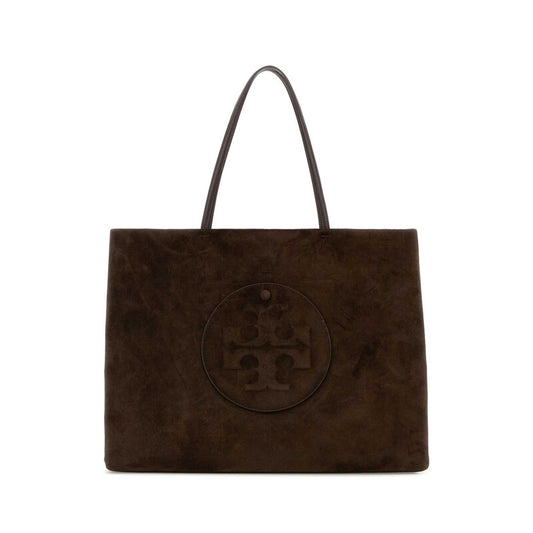 Brown Suede Ella Shopping Bag