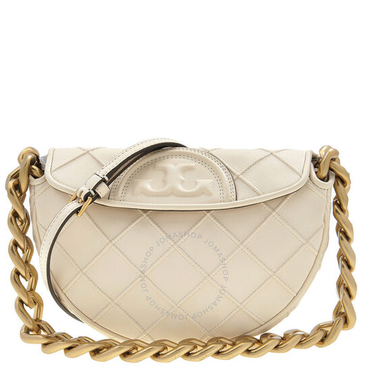 Tory Burch, Mini Fleming Soft Crescent Bag