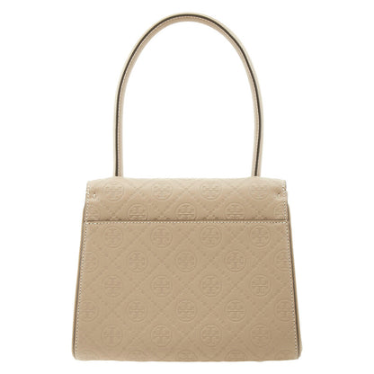 T Monogram Leather Small Deville Bag