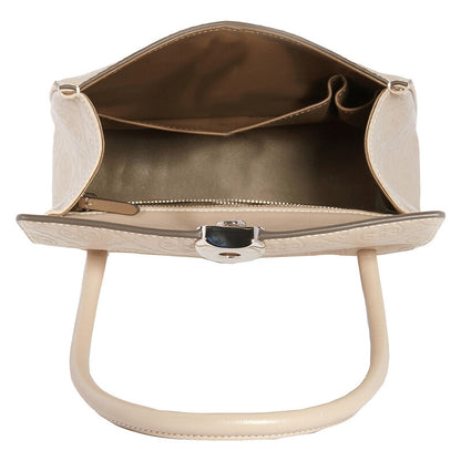 T Monogram Leather Small Deville Bag