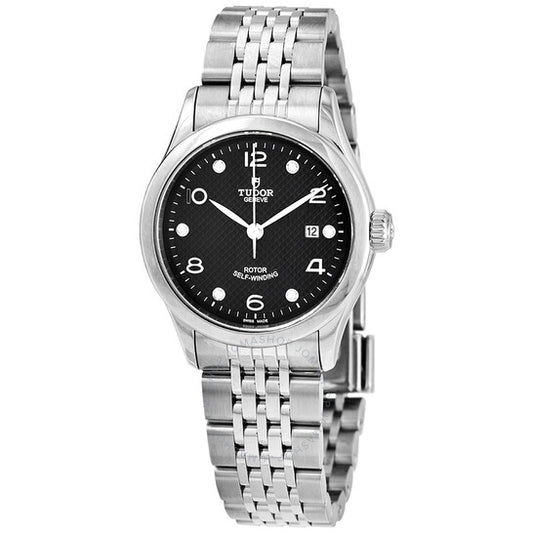Tudor, 1926 Automatic 28 mm Diamond Black Dial Ladies Watch