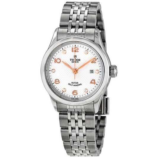 Tudor, 1926 Automatic 28 mm Diamond Silver Dial Ladies Watch