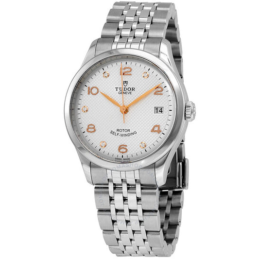 Tudor, 1926 Automatic 36 mm Diamond Silver Dial Ladies Watch