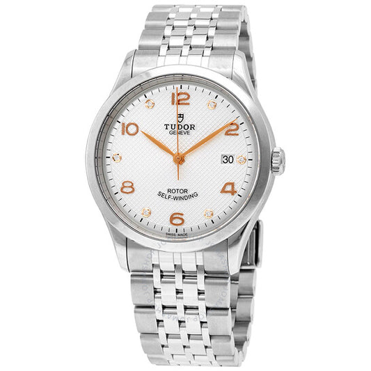 Tudor, 1926 Automatic 39 mm Diamond Silver Dial Men's Watch