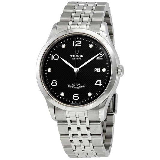Tudor, 1926 Automatic 41 mm Diamond Black Dial Men's Watch