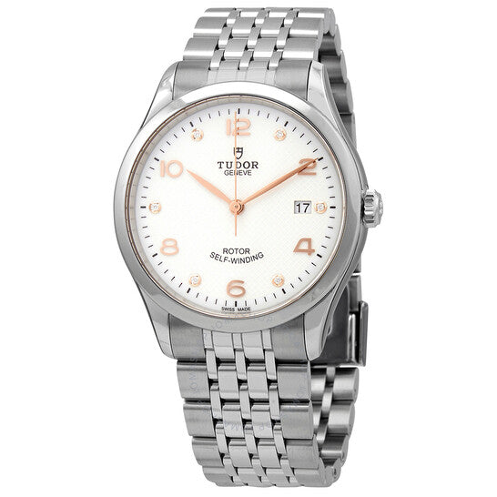 Tudor, 1926 Automatic Diamond White Dial Men's Watch 91550-0013
