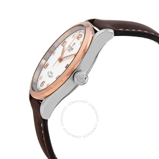 ساعة تيودور، 1926 أوتوماتيكية للرجال بمينا أبيض مرصع بالألماس