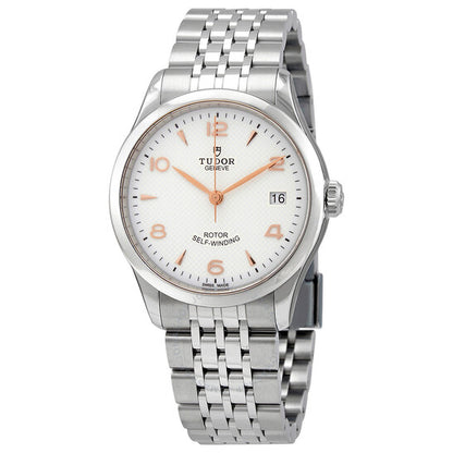 Tudor, 1926 Automatic White Dial Ladies Watch 91450-0011