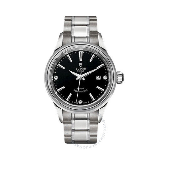 Tudor, Automatic Black Dial with Diamond Dial Ladies Watch