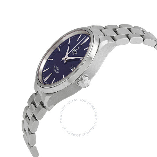 ساعة تيودور أوتوماتيكية للرجال بمينا أزرق 12500-0009