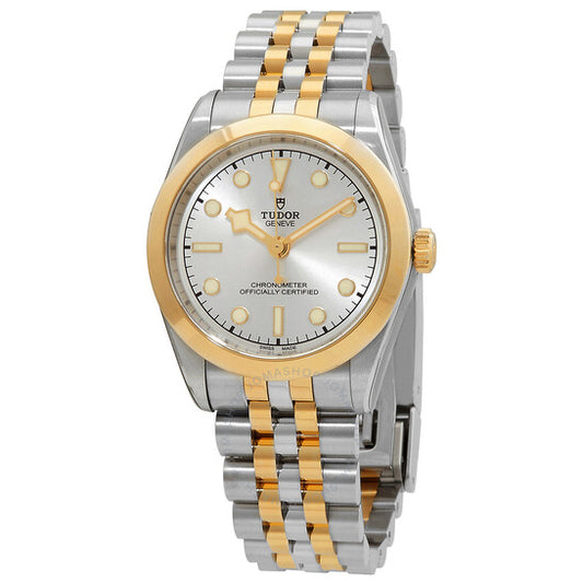 ساعة تيودور بلاك باي 31 أوتوماتيكية كرونومتر بمينا فضية للسيدات