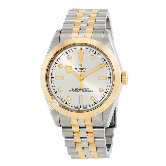 Tudor, Black Bay 39 Automatic Chronometer Diamond Silver Dial Men's Watch