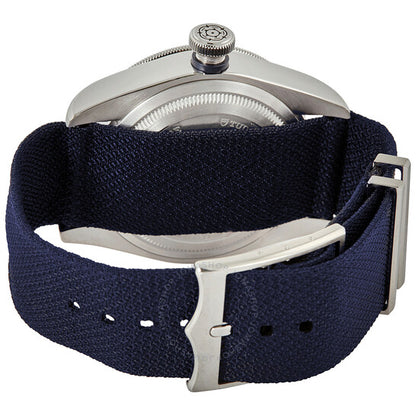 ساعة تيودور بلاك باي الأوتوماتيكية للرجال بمينا أسود