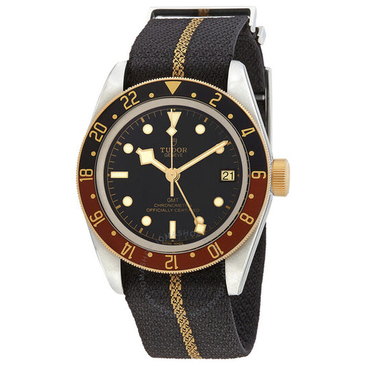 Tudor, Black Bay Automatic Chronometer Black Dial Root Beer Bezel Men's Watch