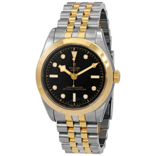 Tudor, Black Bay Automatic Chronometer Diamond Black Dial Men's Watch