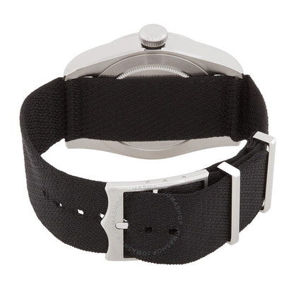 ساعة تيودور بلاك باي الأوتوماتيكية للرجال بمينا فضي