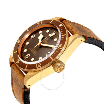 ساعة تيودور بلاك باي برونزية أوتوماتيكية للرجال