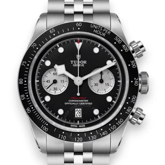 Tudor, Black Bay Chrono Automatic Chronometer Black Dial Watch