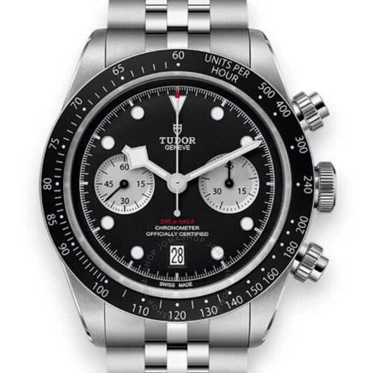 Tudor, Black Bay Chrono Automatic Chronometer Black Dial Watch