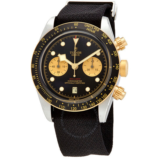 Tudor, Black Bay Chronograph Automatic Black Dial Men's Watch