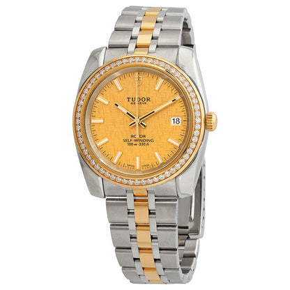Tudor, Classic Automatic Diamond Champagne Dial Men's Watch