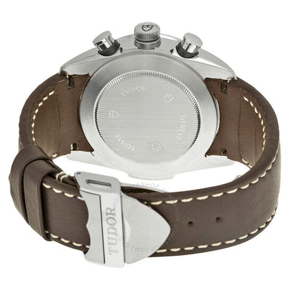 Tudor, Fastrider Black Dial Chronograph Brown Leather Men's Watch