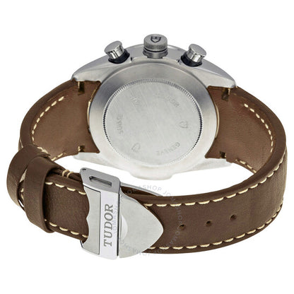 Tudor, Fastrider White Dial Chronograph Brown Leather Men's Watch