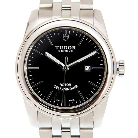 Tudor, Glamour Black Dial Ladies Watch