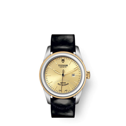 ساعة تيودور غلامور ديت أوتوماتيكية بمينا شامبانيا للسيدات