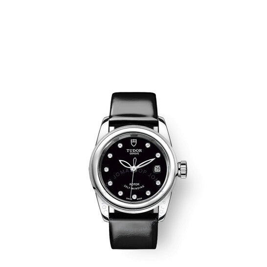 Tudor, Glamour Date Automatic Diamond Black Dial Ladies Watch