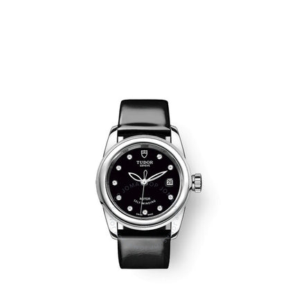 Tudor, Glamour Date Automatic Diamond Black Dial Ladies Watch