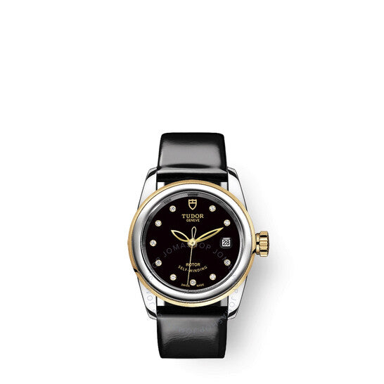 Tudor, Glamour Date Automatic Diamond Black Dial Ladies Watch