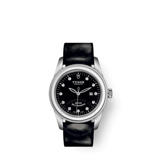 Tudor, Glamour Date Automatic Diamond Black Dial Ladies Watch