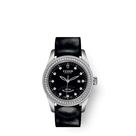 Tudor, Glamour Date Automatic Diamond Black Dial Ladies Watch