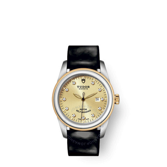 Tudor, Glamour Date Automatic Diamond Champagne Dial Ladies Watch