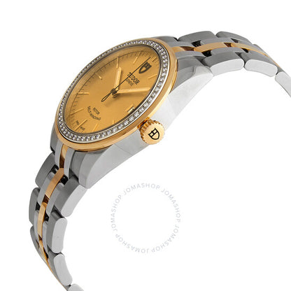 Tudor, Glamour Date Automatic Diamond Champagne Dial Ladies Watch