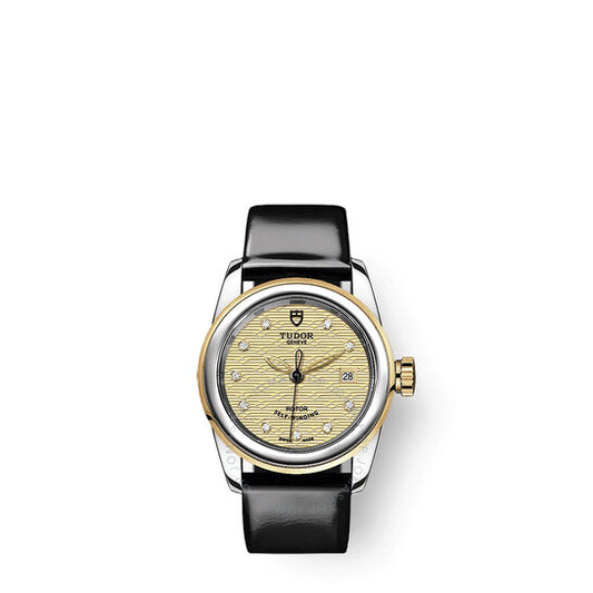 ساعة تيودور غلامور ديت أوتوماتيكية مرصعة بالألماس للسيدات