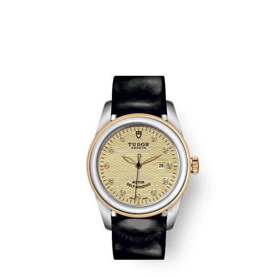 ساعة تيودور غلامور ديت أوتوماتيكية مرصعة بالألماس للسيدات