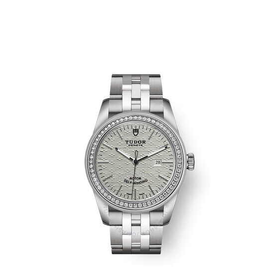 ساعة تيودور غلامور ديت أوتوماتيكية مرصعة بالألماس للسيدات