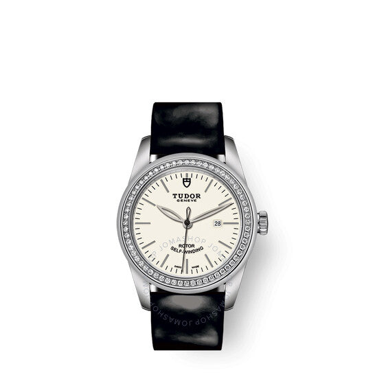 ساعة تيودور غلامور ديت أوتوماتيكية مرصعة بالألماس للسيدات