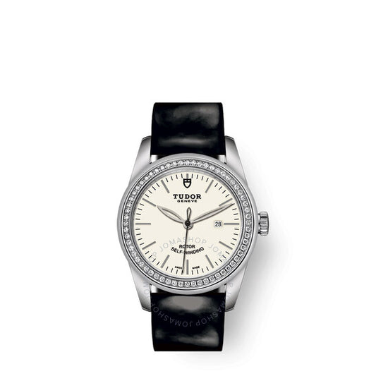 ساعة تيودور غلامور ديت أوتوماتيكية مرصعة بالألماس للسيدات