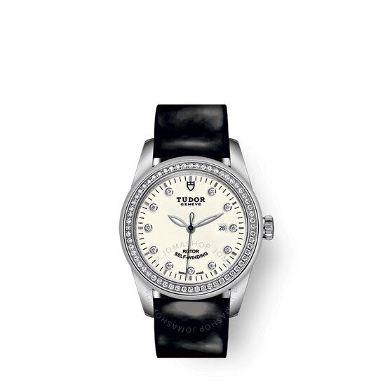 ساعة تيودور غلامور ديت أوتوماتيكية مرصعة بالألماس للسيدات