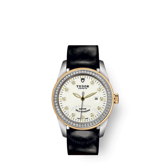 ساعة تيودور غلامور ديت أوتوماتيكية مرصعة بالألماس للسيدات